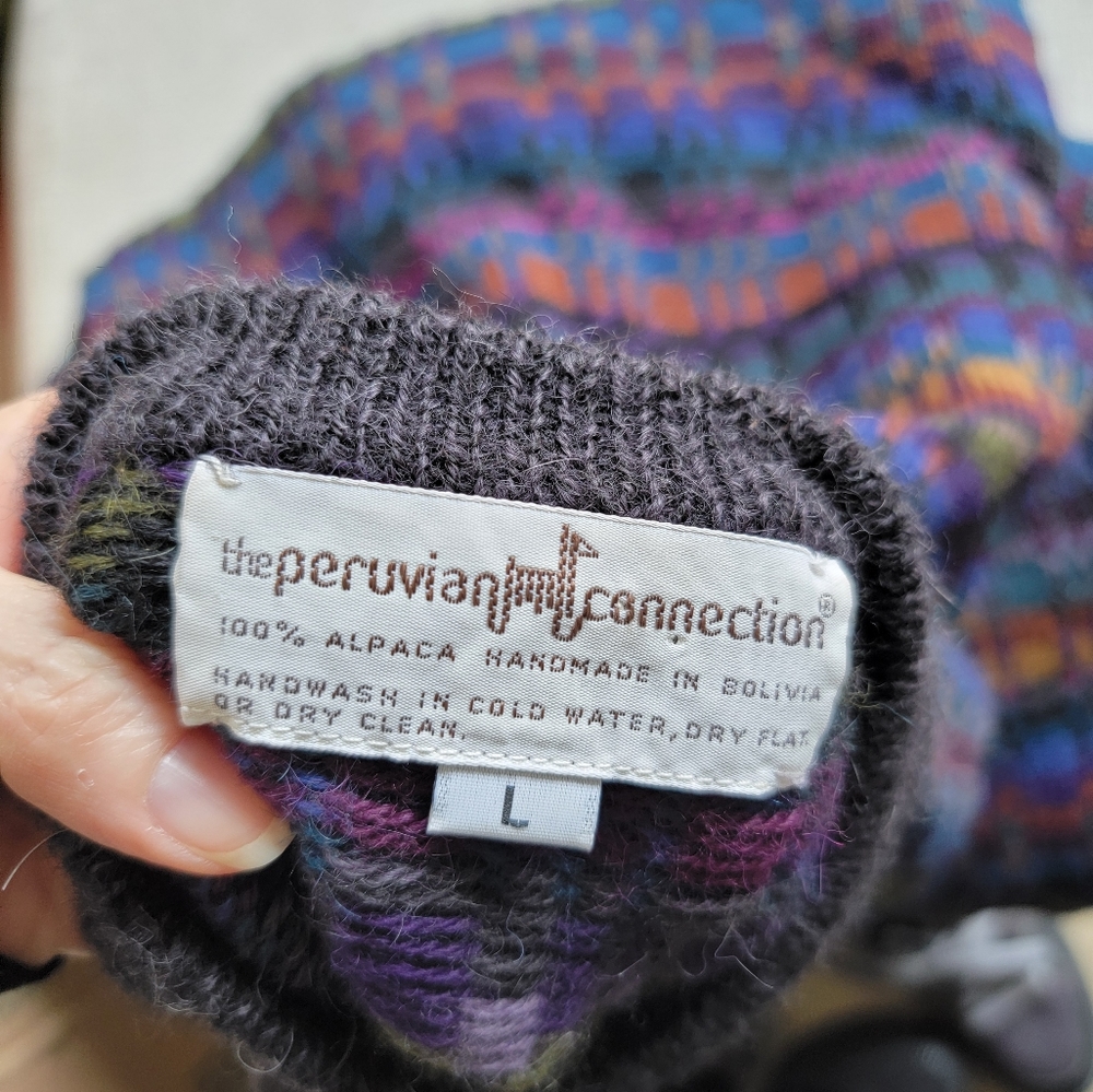 Peruvian Connection 100% Alpaca Pullover